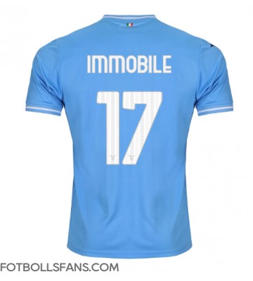 Lazio Ciro Immobile #17 Replika Hemmatröja 2023-24 Kortärmad